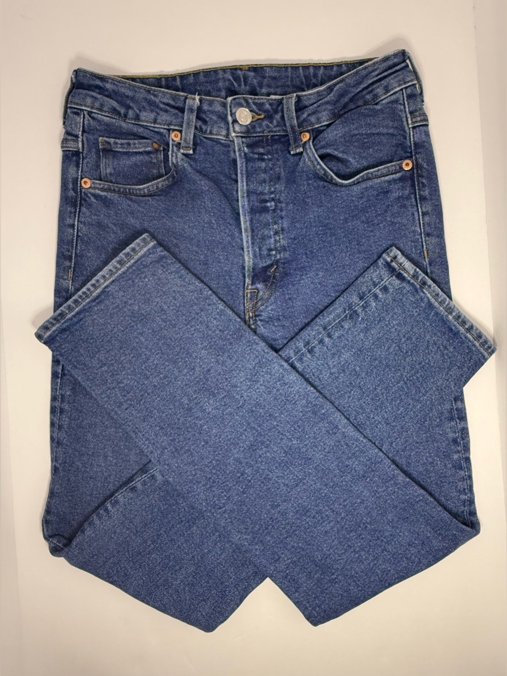 &Denim Vintage Slim High Waist Jeans – Size 29 - Picture 2 of 7